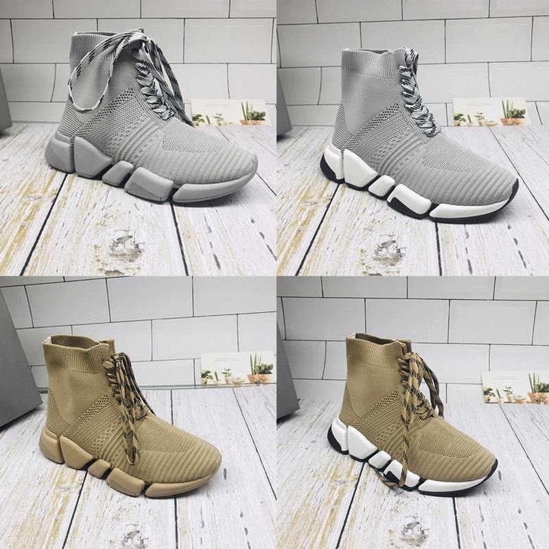 

Top Quality 2021 Men Women Speed Trainer Shoes Sock Boots Lace Up Mens Socks Boot Womens Casual Shoe Runners Runner Sneakers Size 36-45 31tu#, Customize