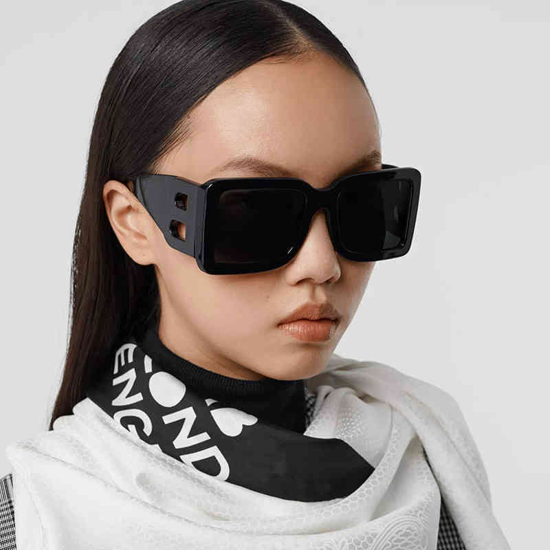 

Sunglasses Summer Man Woman Street Fashion B Letter Design Full Frame UV400 7 Color Option High quality