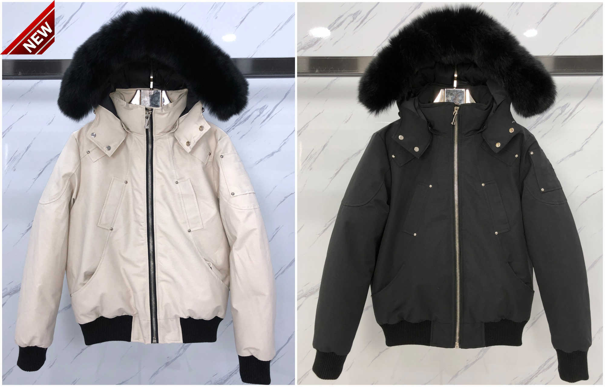 

2022 Down Jacket Men Fur Collar Parkas Winter Waterproof White Duck Coat Cloak Fashion Men And Women Couple Moose Casual Edition Warm Keeping, Customize