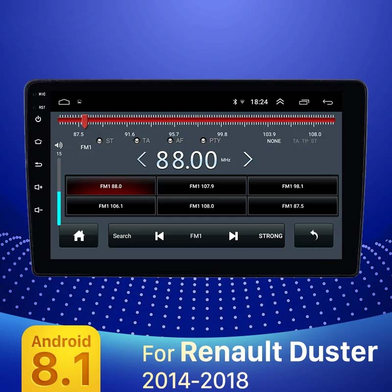 

Car dvd Radio Multimedia Video Player Navigation GPS Android 10.0 2.5D screen 2din For Renault Duster 2014-2018