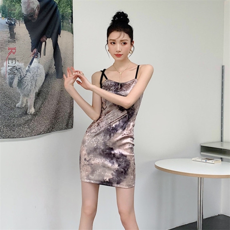 

Women Dress Printing Snake Pattern Suspender Strapless Temperament Fashion Summer Arrivals 2H719 210526, Khaki