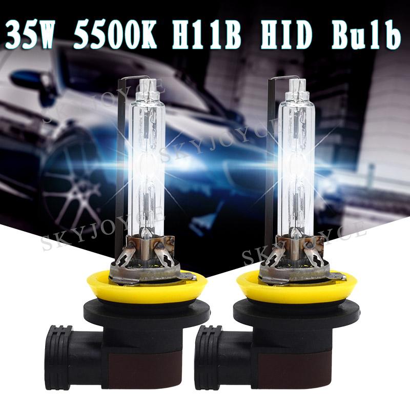 

Car Headlights SKYJOYCE H11 HID Light Bulb 12V 35W 5500K Fast Bright H11B With Metal Claw For Super Kit