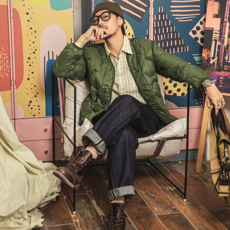 Men's Jackets M65-0003 Read Description! Red Asian Size Duck Feather Lining Available Super Warm M51 Parka Jacket-image-732942565