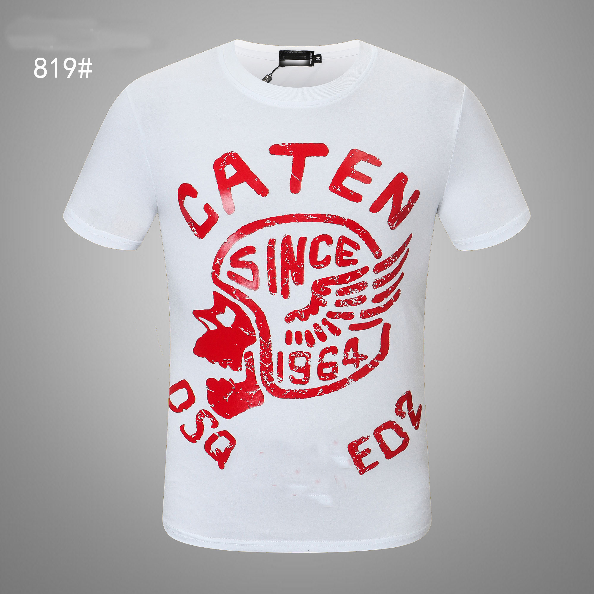 

NEW DSQ PHANTOM TURTLE 2020FW New Mens Designer T shirt Italy fashion Tshirts Summer DSQ Pattern T-shirt Male Top Quality 100% Cotton Top D17, Yellow