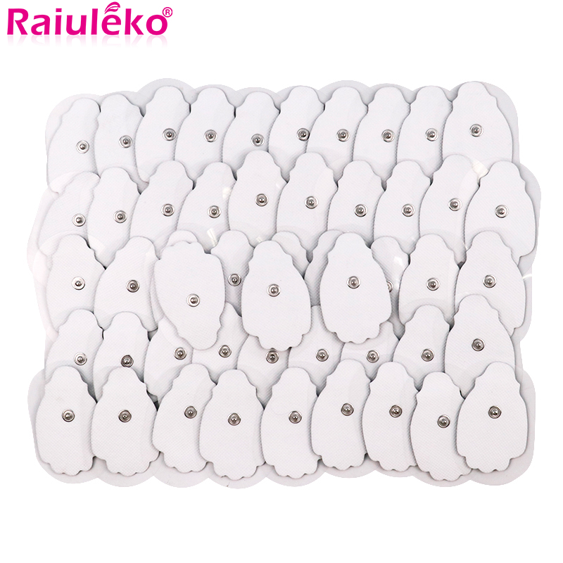 

50/100 Pcs Gel Electrode Pads Self Adhesive Patch Replacement Apply For Electric Digital Body Massager TENS Acupuncture Machine