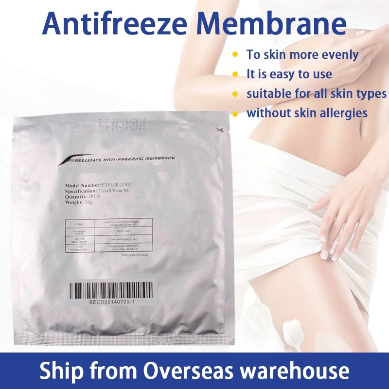 

2022 Portable Slim Equipment Newest Antifreeze Membranes Freeze Fat Anti Cooling Gel Pad Membrane For Cryotherapy Fat Freezing Treatment