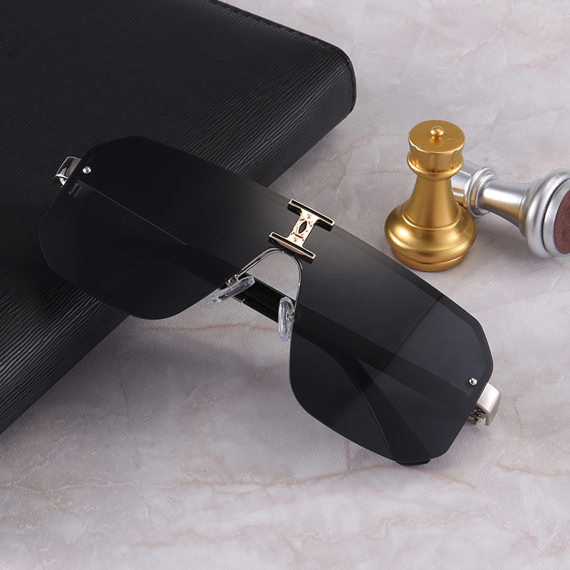 

Real Shot 2021 Large border High Quality Sunglasses Mens Womens Eyewear UV400 Mirror