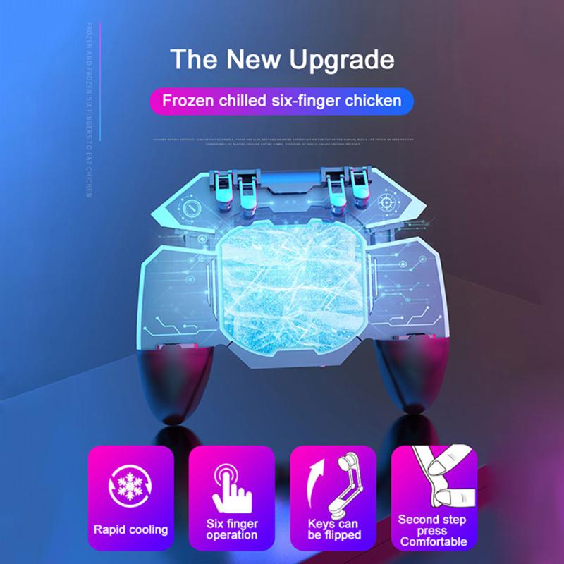 

Game Controllers & Joysticks DL88 Mobile Gamepad Shooting Fired Button Controller Peripherals For PUBG