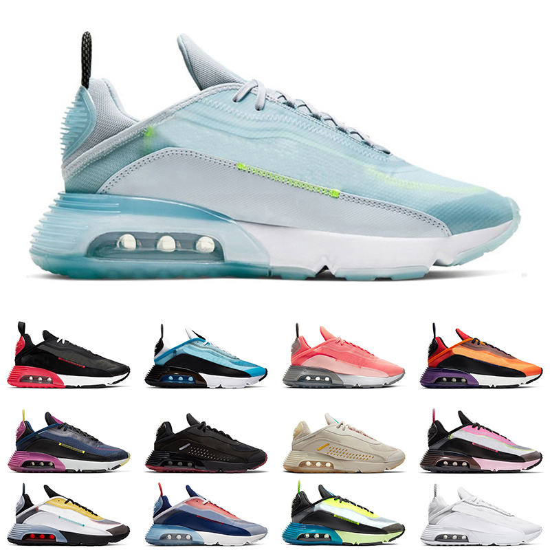 

2090 men women running shoes Ice Blue Grey Yellow Be True Pure Platinum mens trainer sports sneaker size 36-45, Anthracite