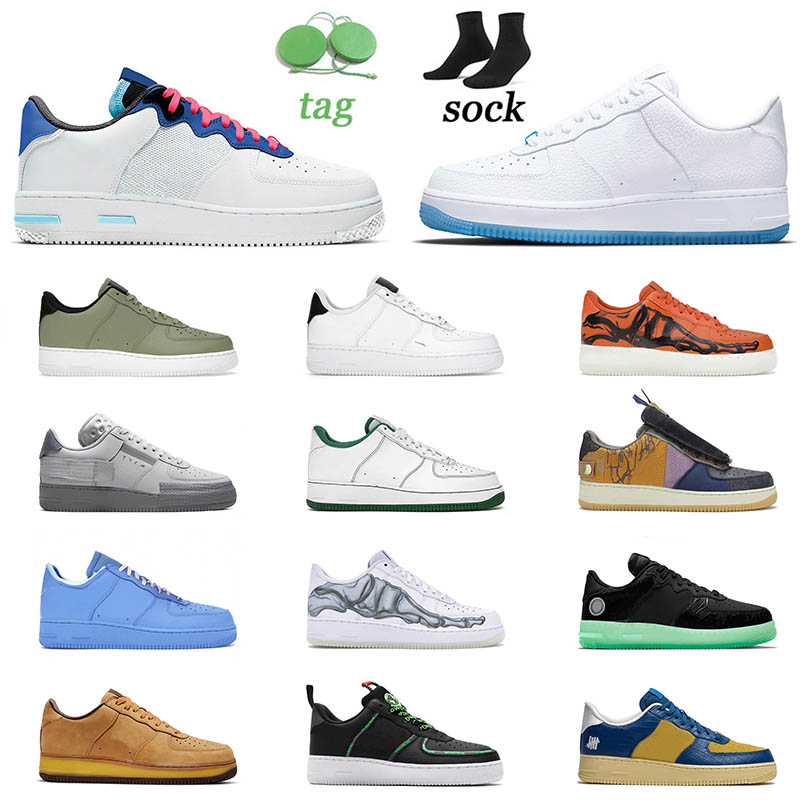 

2022 Air Force One Men Women Designer Running Shoes Platform Sneakers Raiders Black White 75th Anniversary Have A Good Game Off Sports Trainers Size 36-45, C44 valentines day low 36-40