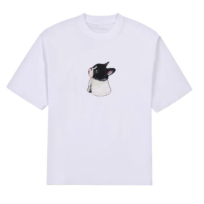 

Casual Mens T shirt Fashion Sweatshirt Print Letter O-Neck Cotton Streetwear Couple Tees 6 Styles Asian Size M-4XL, Desiccant