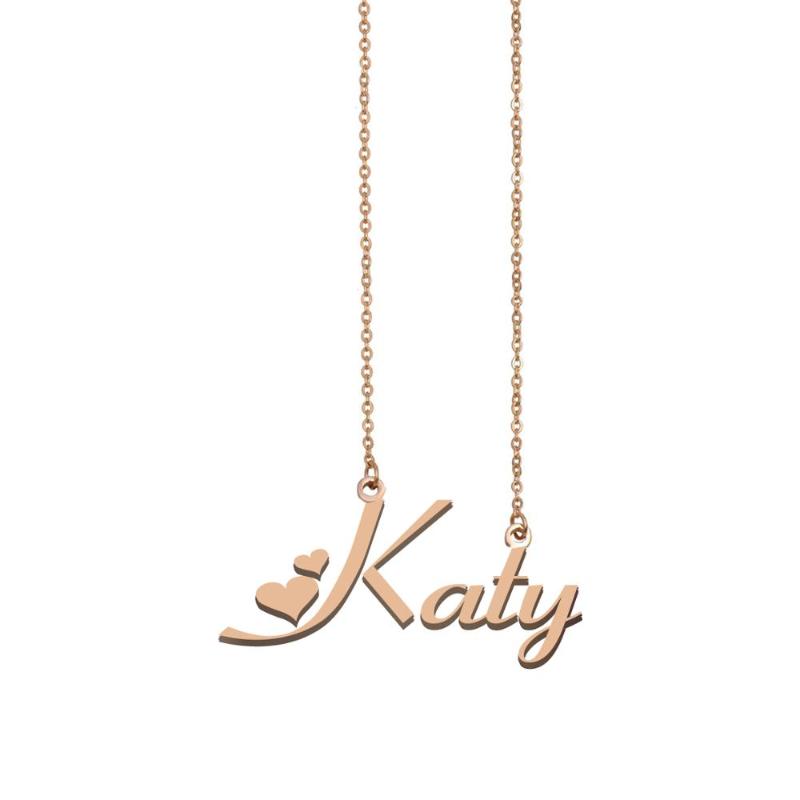 

Pendant Necklaces Katy Name Necklace , Custom For Women Girls Friends Birthday Wedding Christmas Mother Days Gift