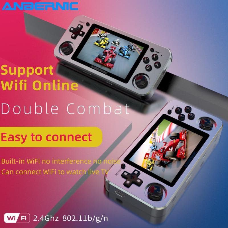 

RG350M Retro Aluminum Alloy Shell RK3326 2500 Game Portable Console Handheld Player Players