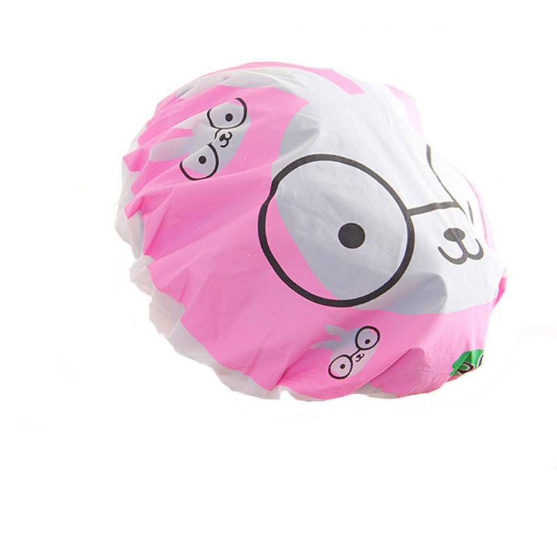 

Women Shower Caps Colorful Bath Hair Cover Adults Waterproof Bathing Night Sleep Hat Silk Head Wrap Cap#p30