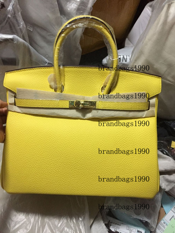 

Fashion Bag 30CM 25CM Women Totes Yellow color Shoulder bags With Stamped Lock Lady Genuine leather Handbag Scarf Horse Charm For Summer