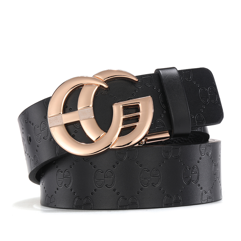

Fashion Classic Men's Designer Belt Ladies Men's Casual Letters Smooth Buckle Belts Width 3.8cm with Box