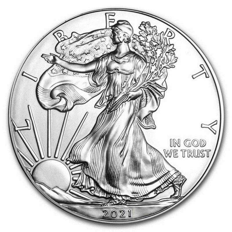 United States Statue of Liberty Silver Commemorative Coin 2011 ~ 2021 Coin Medal Coin Collection Supplies DHL 