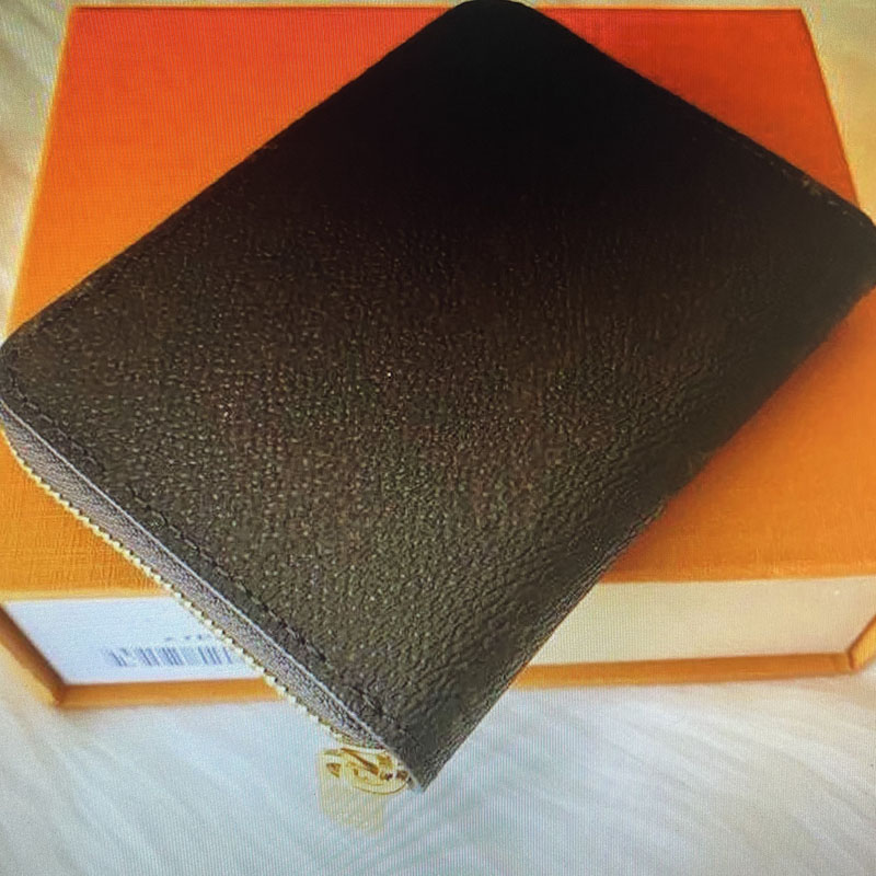 

2020 wallets purse Men Wallet New Brand Leather #12 Wallet,Fashion Men Purse Short Coin Pocket Men Purse with box brown