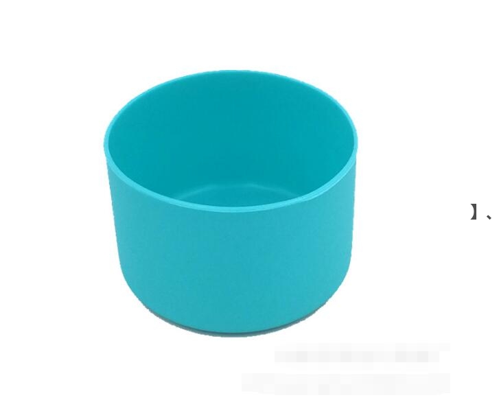 

NEW7.5cm Silicone Coaster Bottle Sleeve for 12oz/16oz/18oz/21oz/24oz Bottle bottom protective cover tumbler cup flask silicone holder LLA945