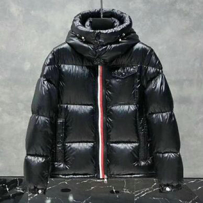 

2021 Mens Down Jacket Parkas Coats Winter Hooded Top Quality Men Women Casual Outdoor Feather Outwear Keep warm Thick double zipper Removable hat Asian Stripes, Customize