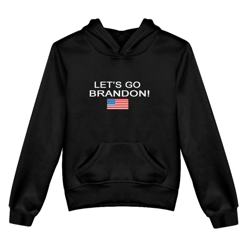 

Men's Hoodies & Sweatshirts Lets Go Brandon Printed Pullover Children's Hooded Sweatshirt Boys And Girls Fashion Harajuku Casual Top, Ym01667-blue