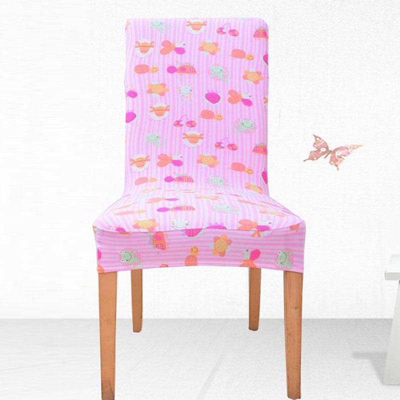 

Sold Seat Cover Home Chair Washing Decor Cute Flower Printed Supplies Dust Protector Covers
