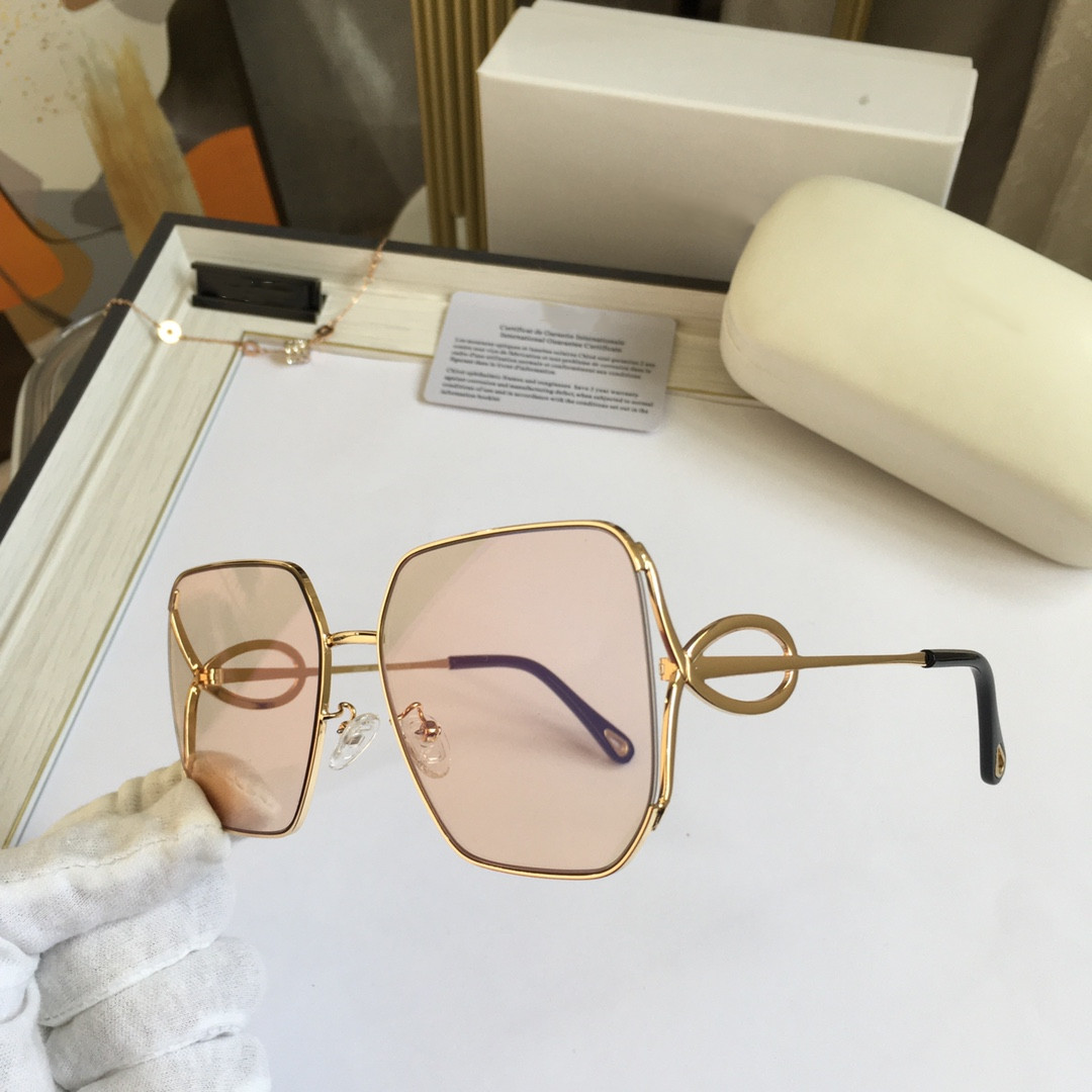 

Designer Sunglasses for Women Classic Fashion Metal Frame Eye Glasses UV Protection Lens Top Quality with Gift Box