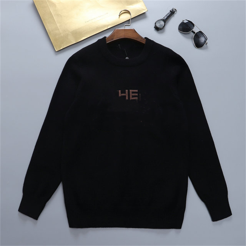 

21ss Men's and women's designer sweater Pullover Hoodie long sleeve Sweatshirt embroidered clothing winter wear, White;black