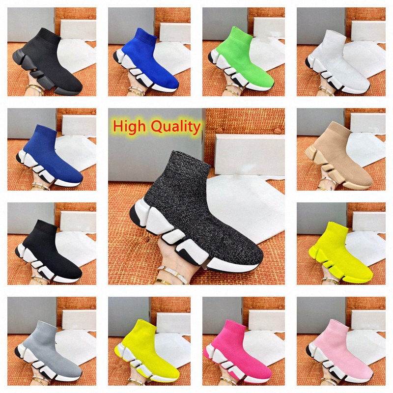 

Mens sock Casual shoes Platform women Sneakers speed Runner trainer 2.0 Triple Black White Classic Lace jogging walking outdoor fly boot Sneak