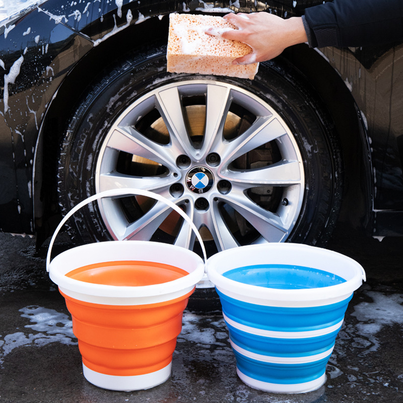 

10/5/3 Coapsibe Bucket Portabe Foding Bucket Siicone Car Washing Bucket Chidren Outdoor Fishing Camp Room