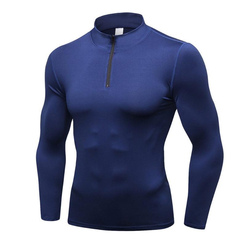 

Gym Clothing Men' Compression Top Fast Dry Sweater Thermal Wintergear Fleece Baselayer Long Sleeve Under T Shirts, Black