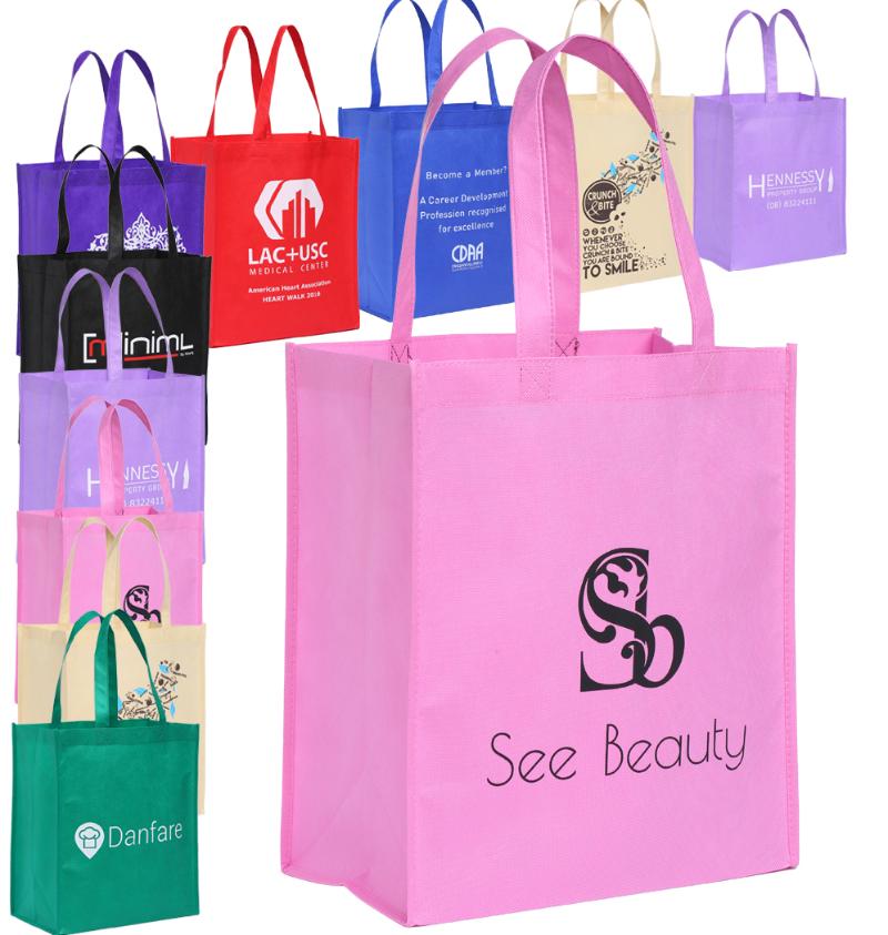 

Shopping Bags Wholesale Free Custom Reusable Cloth Promotional Shoping Bag Printing, Black