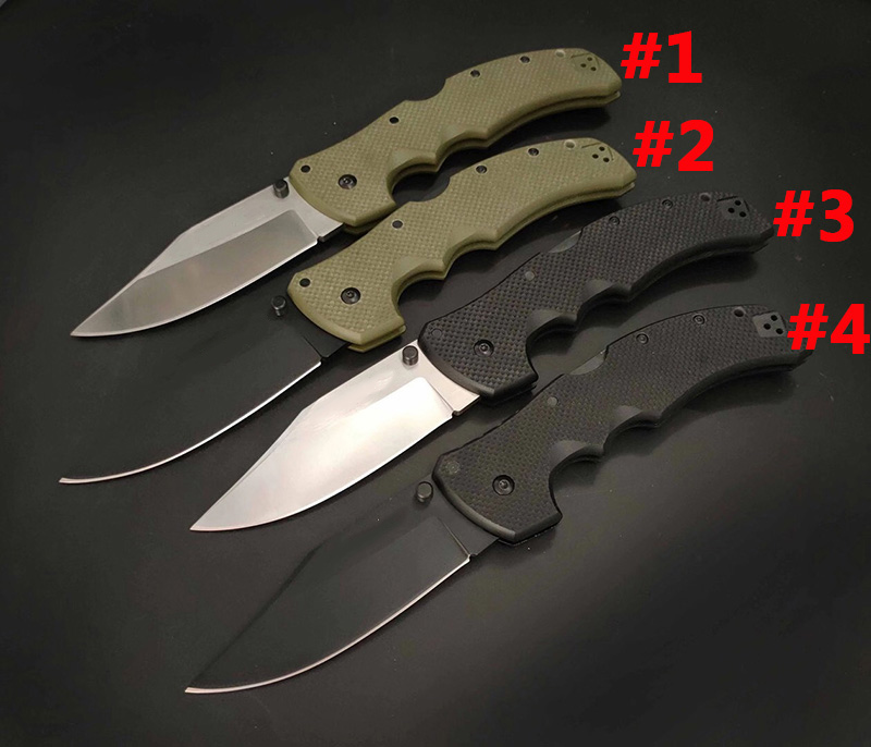 

Cold s35vn steel Recon 1 folding pocket knife G10 handle Spartan 62kg HY217 23gvg tactical survival knife EDC self defense hunting 26sxp C07