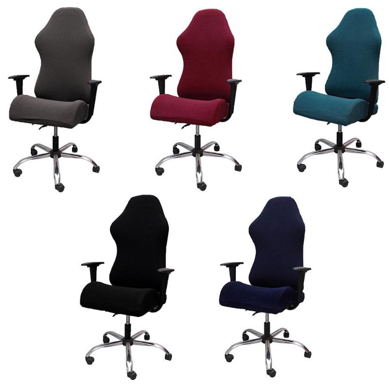 

Chair Covers Office Cover Washable Stretch Seat Dust-proof Computer Armchair Slipcover For Gaming Chairs