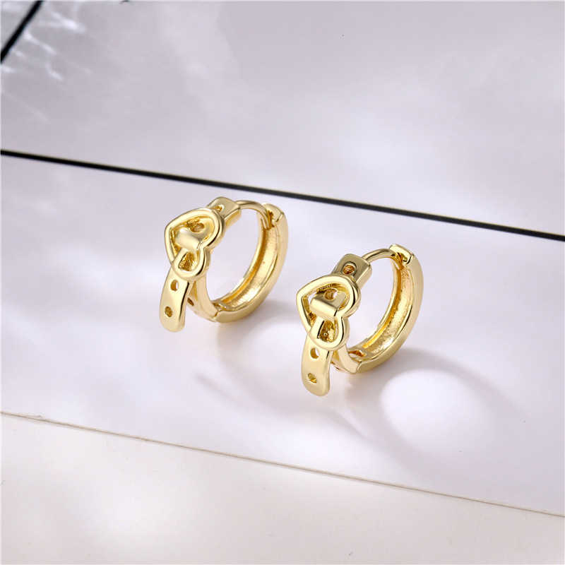 

women's Love belt 18k gold plated Ear Cuff earrings GSFE063 fashion style gift fit women DIY jewelry earring