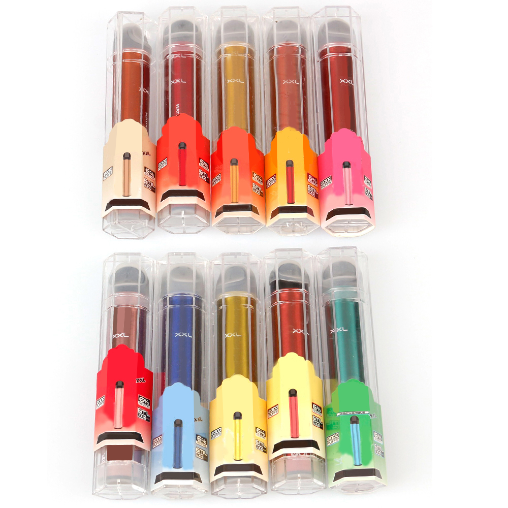 

Bang XXL Disposable Cigarettes Device 800mAh Battery Pre-filled 6ml Pod 2000 Puffs XXtra Kits Vape Pen VS Bar Plus XL Randm Dazzle Pro