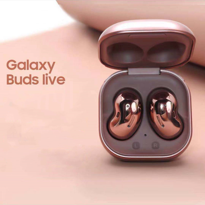 

For Samsung Galaxy Buds R180 live AKG wireless Bluetooth headset TWS sports smart touch Mini body compatible with IOS Android high quality headset amplifier, Rose gold