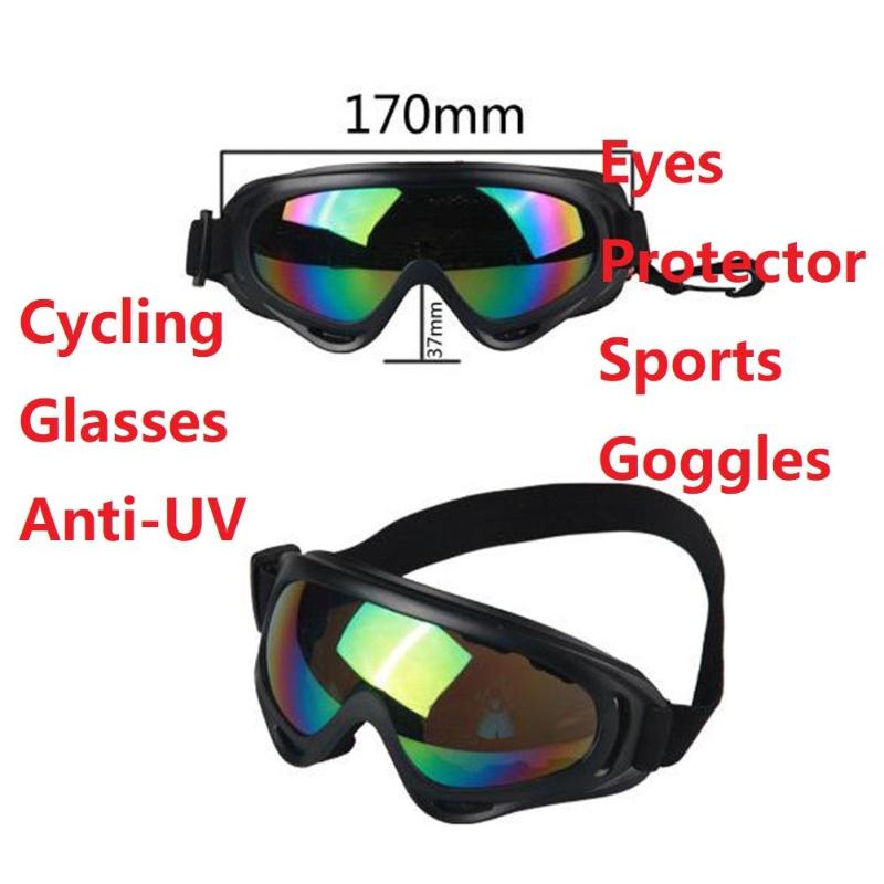 

Outdoor Eyewear Glasses Adjustable UV Protective Dust-Proof Anti-Wind Combat Goggles Cycling Motorcycle Eyes Protector Degree 0