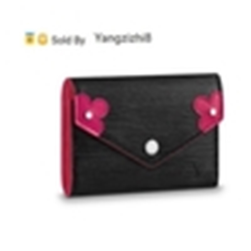 

yangzizhi8 women wallet m62980 2018 new victorine fashion shows exotic leather bags iconic bags clutches evening chain wallets purse, Black;red