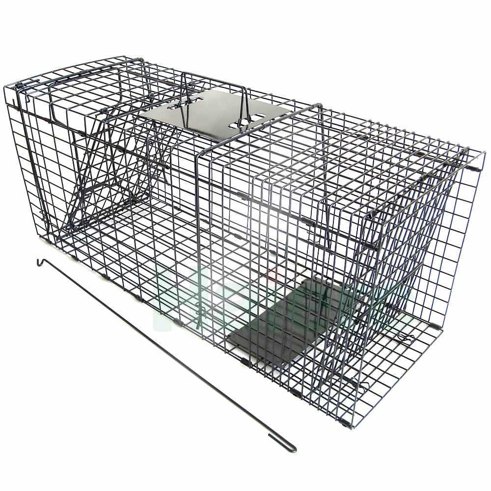 Large Metal Cage Pest Control 78cm 66cm Length Trap Tool Aliave Catch Big Rat 31in 26in Strong Iron Wire Mesh Traps for Rodent Pest Fold Folding Cages from Manufacture