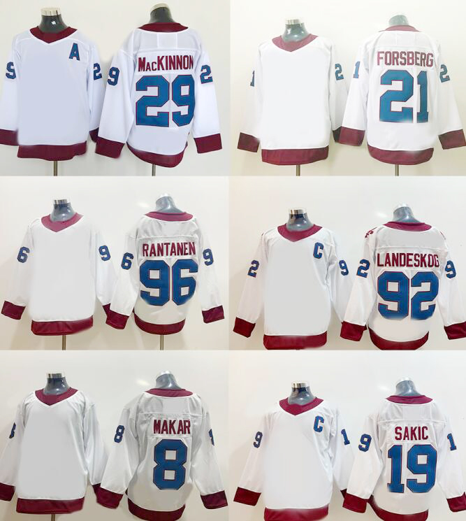 

2022 29 MACKINNON 96 RANTANEN 92 LANDESKOG 19 SAKIC Jersey Hockey yakuda local online store 21 FORSBERG 8 MAKAR Dropshipping Accepted