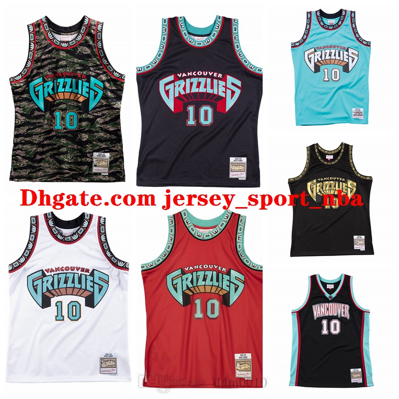 

Men Black Gold Swingman Mike Bibby Vancouver Grizzlies 1998-99 Jersey