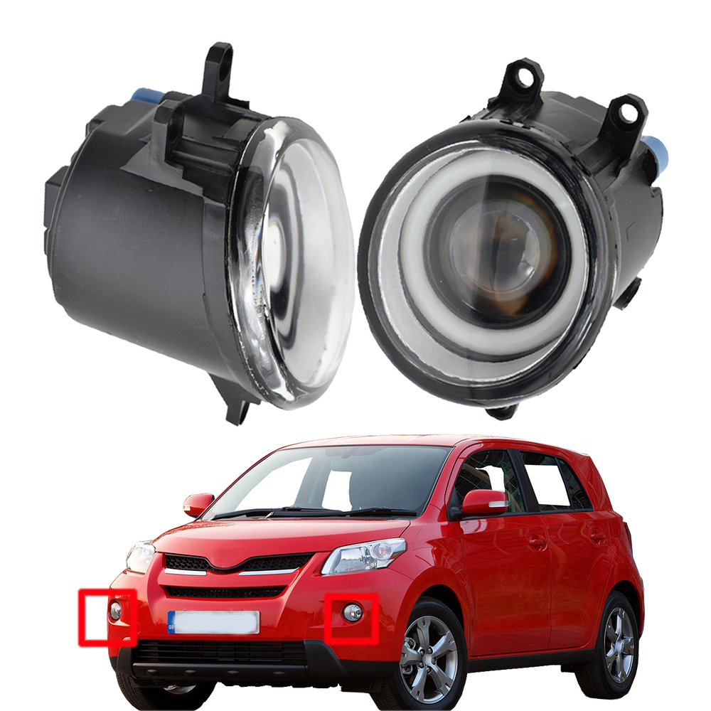 

for Toyota Urban Cruiser 2009-2014 fog light Pieces LED DRL high quality Fog-Lights Angel Eye 12v H11