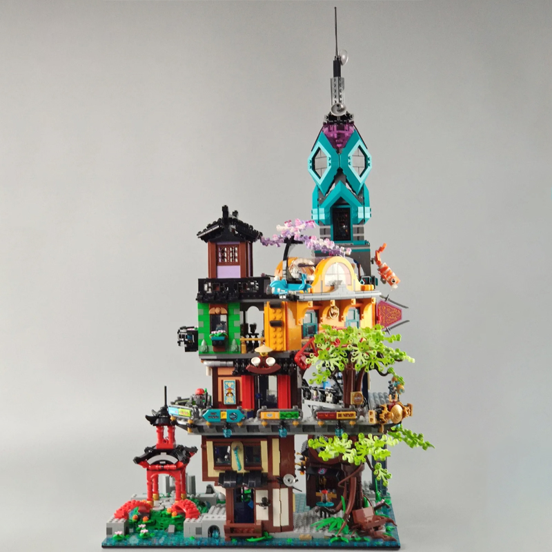 

Phantom Series City Gardens Compatible with 71741 Building Blocks 5685pcs Bricks Education Toys Gift Advanced Model