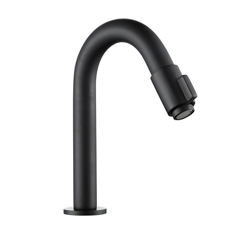 

Bathroom Sink Faucets Kitchen Tap Brass Water Basin Single Cold Black Faucet Rose Golden , Chrome Colors