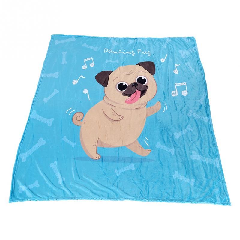 

Pet Cat Puppy Soft Warm Blanket Air Conditioner Cute Dog Mat For Travel Easy Clean Cushion Beds Kennels & Pens