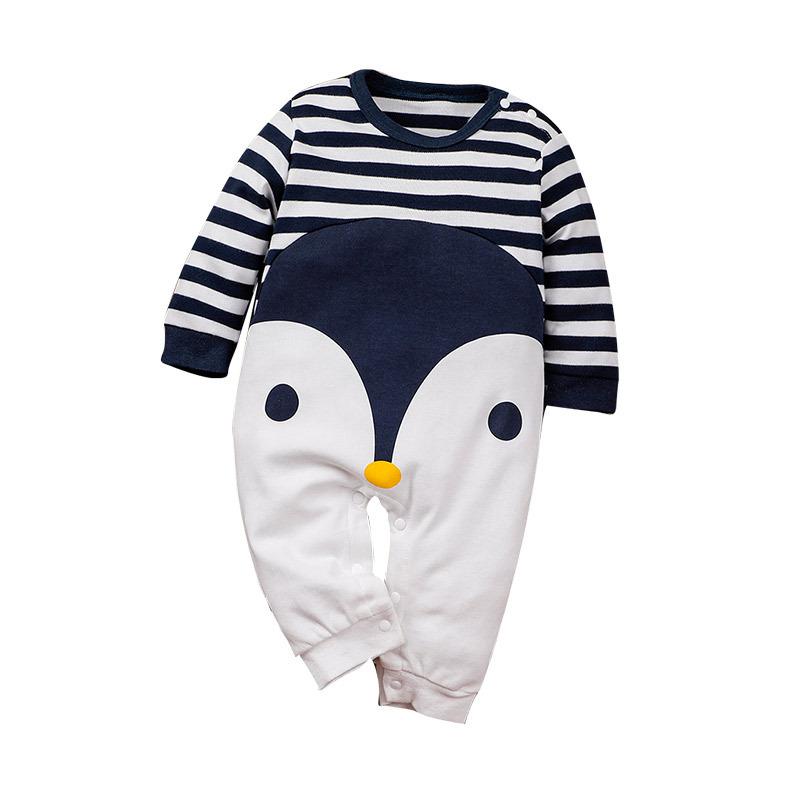 

Spring Autumn Baby Boys Girls Romper Cotton Cartoon Infant Fashion Clothing Jumpsuits, Blue