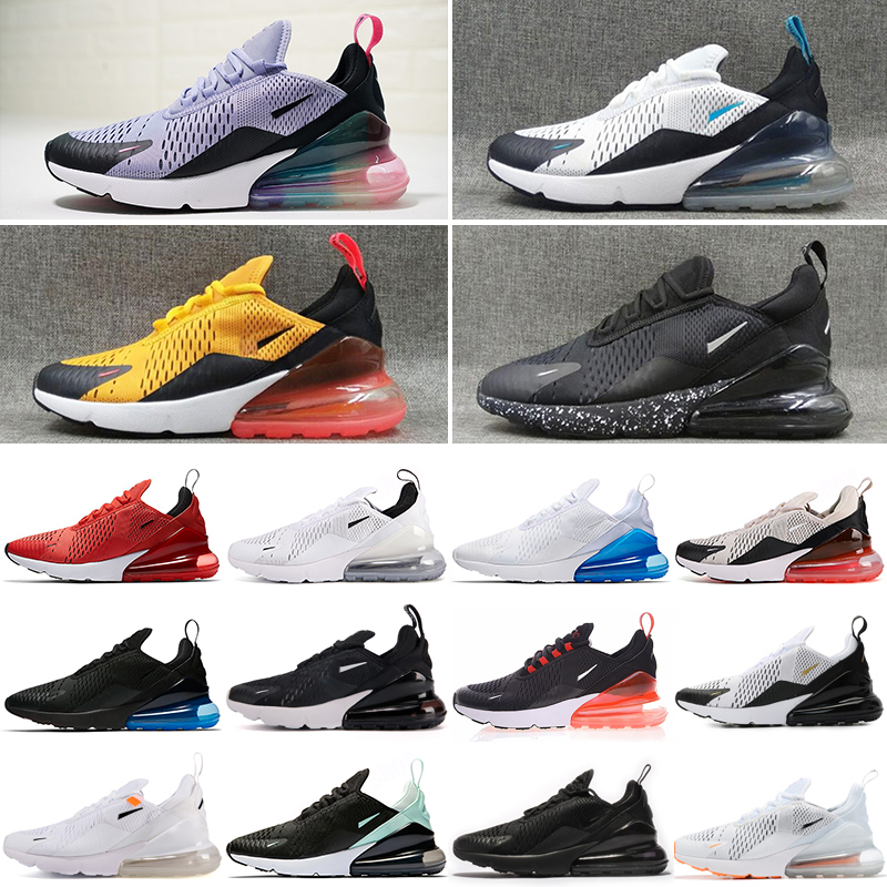 

running shoes triple black white red women men Chaussures Bred Be True BARELY ROSE 270s mens trainers Outdoor Sport Sneakers, Color 1