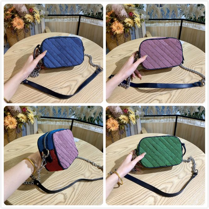 

Luxurys Designers Womens Handbags Fashion Bags Totes Purse Genuine Leather Letter Pleated Chain Handbag Crossbody Shoulder Bag Classic Style, Green
