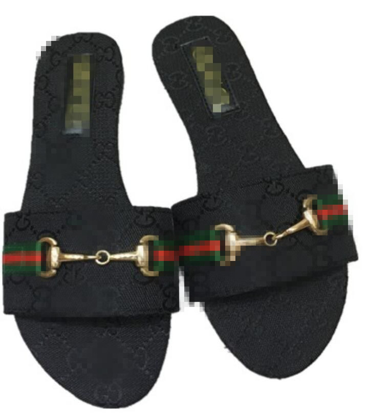 

2021 sandals Fashion Famous Thong Flip Flops Women Summer vvvshoes Beach sandal leather, Black